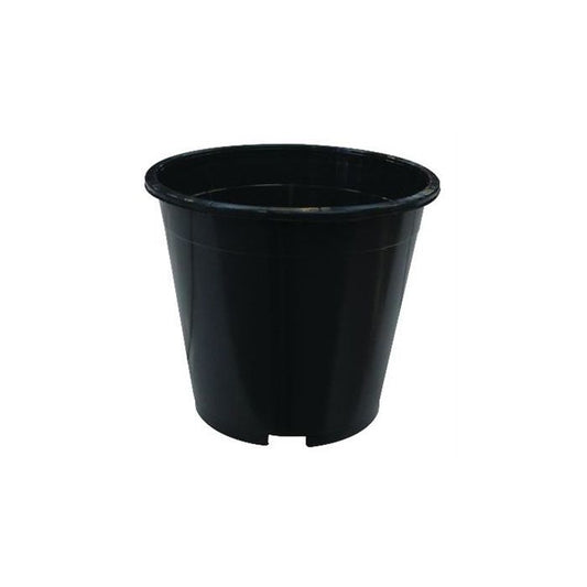 Round Black 5l Pot