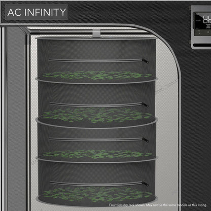 AC Infinity Hanging Herb Drying Rack, Fits 3x3 Grow Tents, Six Tiers