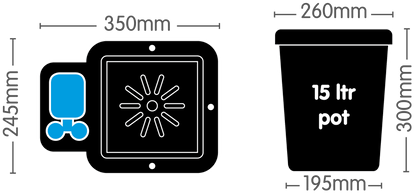 Autopot 1 Pot Extension Kit - 15L