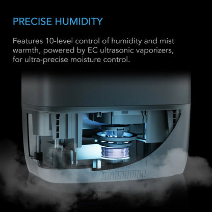 Cloudforge T5, Environmental Plant Humidifier, 9L, Smart Controls, Targeted Cool and Warm Vaporizing