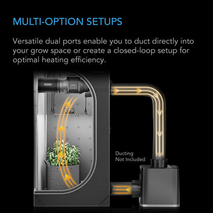 ***PRE ORDER*** THERMOFORGE T7, Plant Heater 1000W with AI-Powered VPD Temp Controller