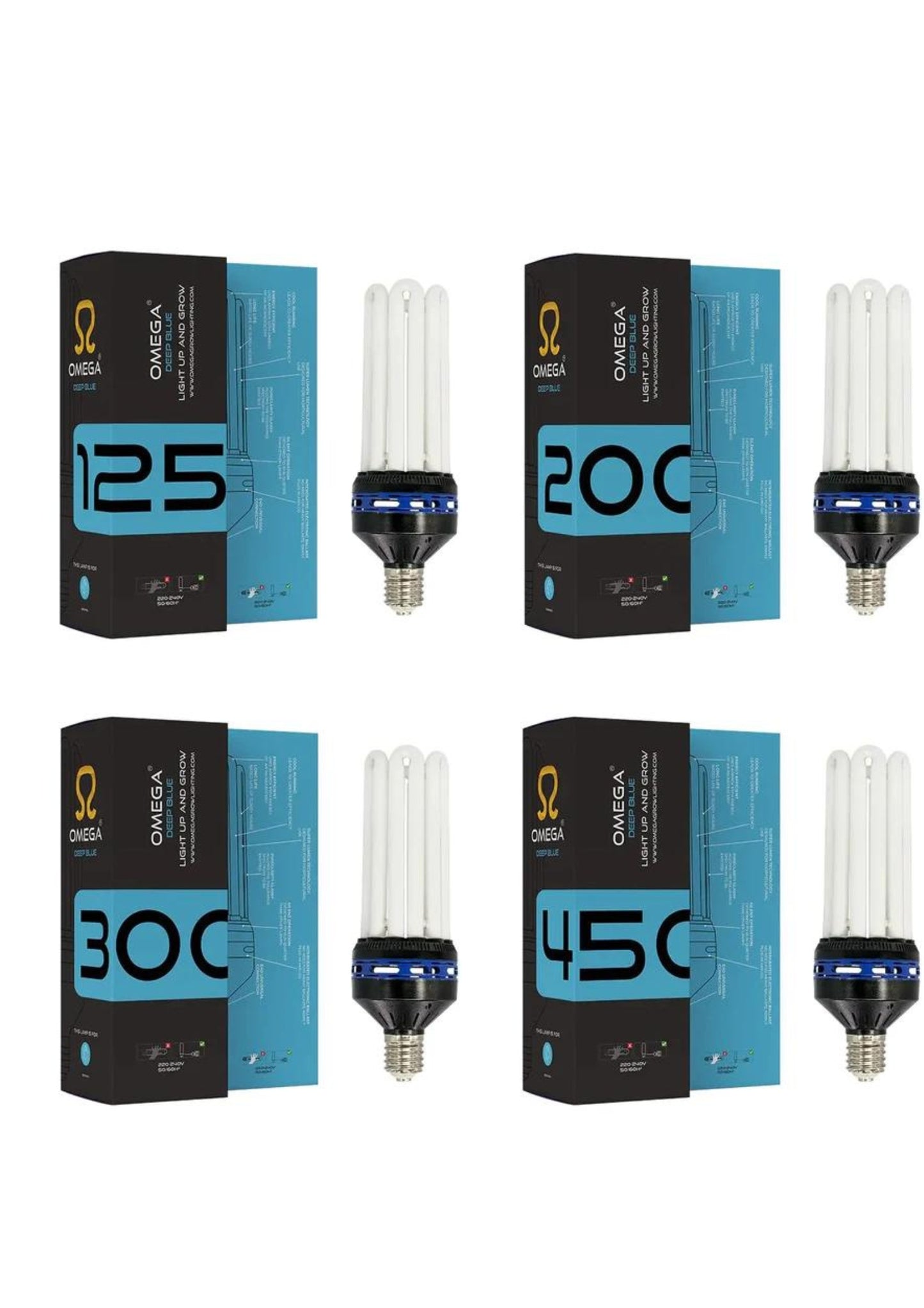 Omega Deep Blue CFL-Lampen