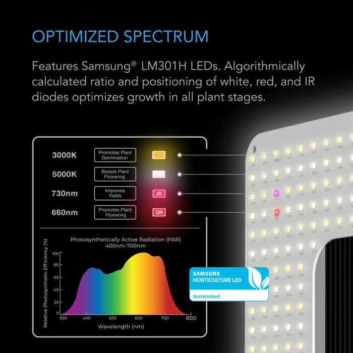 Ionboard S33, Vollspektrum-LED-Wachstumslicht 240 W